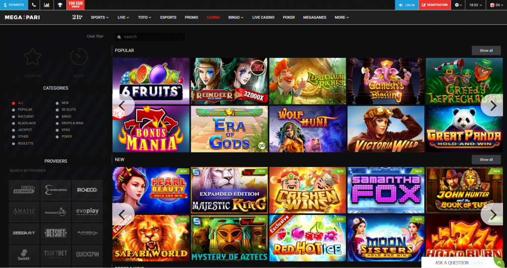 megapari casino