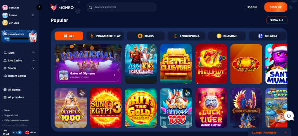 juegos de monro casino